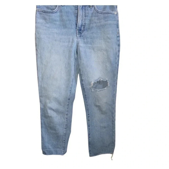 Madewell the Perfect Vintage Crop Light Wash Jeans Size 26P - Picture 5 of 7